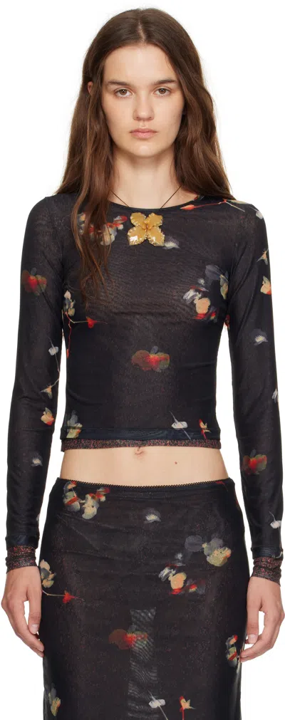 Eckhaus Latta ブラック Duet トップス In Black