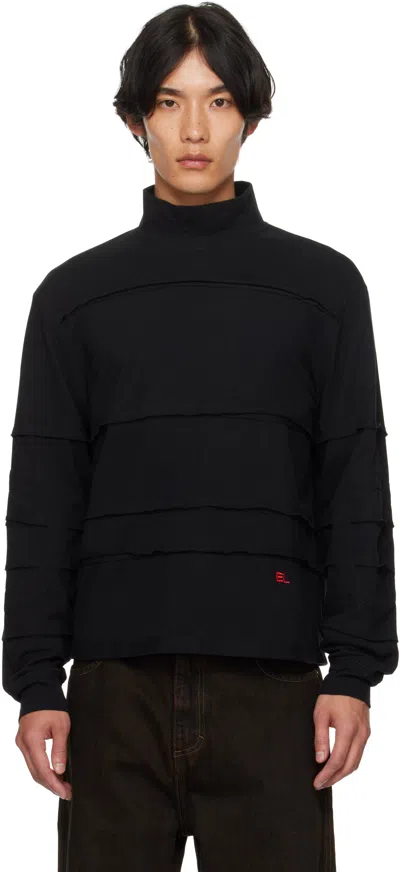 Eckhaus Latta ブラック Striated タートルネック In Black