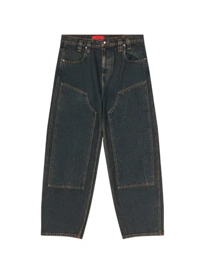 Eckhaus Latta Blue Baggy Jeans