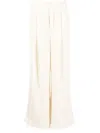 Eckhaus Latta Boucle-hose Mit Weitem Bein In Neutrals