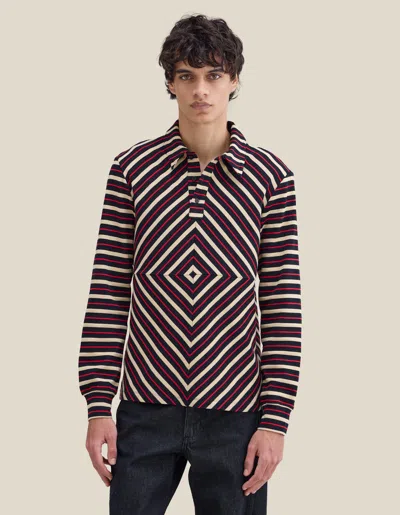 Eckhaus Latta Bull's-eye Polo In Brown