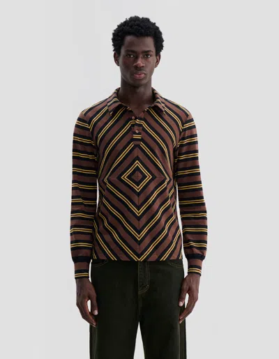 Eckhaus Latta Bull's-eye Polo In Multi