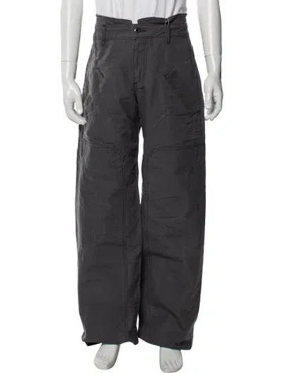 Pre-owned Eckhaus Latta Cargo Pants In Gray