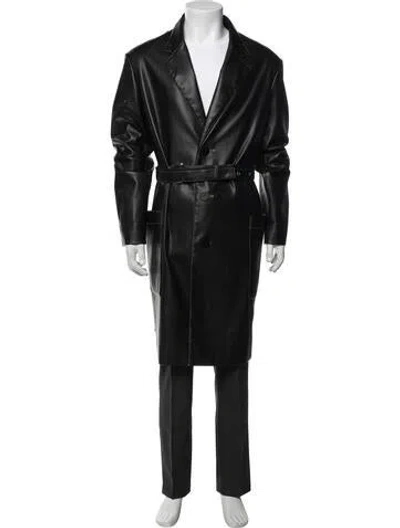 Pre-owned Eckhaus Latta Coat In Black