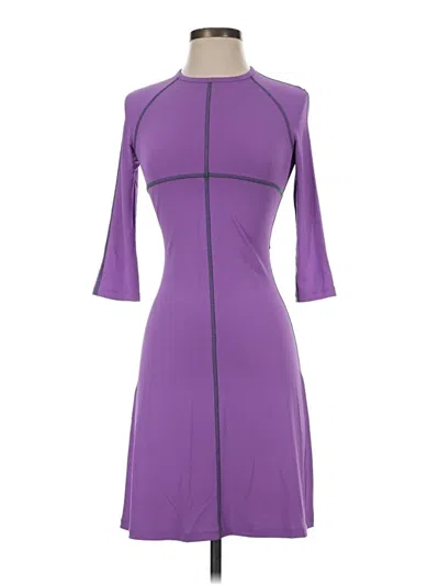 Pre-owned Eckhaus Latta Cocktail Dress In Purple