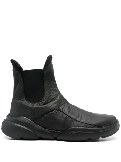 Eckhaus Latta Black Sneaker Chelsea Boots
