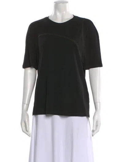 Pre-owned Eckhaus Latta Crew Neck Short Sleeve T-shirt In Black