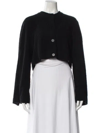 Pre-owned Eckhaus Latta Crew Neck Sweater In Black