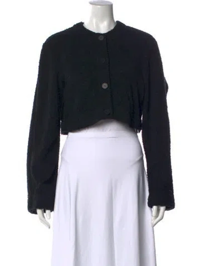 Pre-owned Eckhaus Latta Crew Neck Sweater In Black