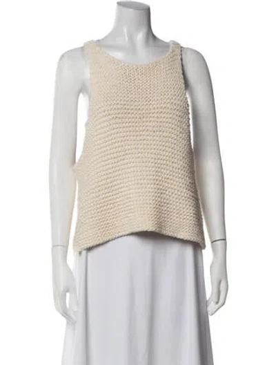 Pre-owned Eckhaus Latta Crew Neck Sweater In Neutrals