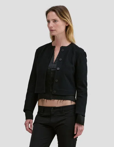Eckhaus Latta Double Jacket In Black