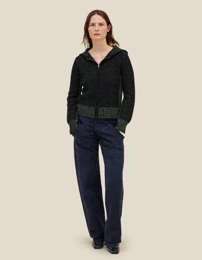 Eckhaus Latta Drift Hoodie In Black