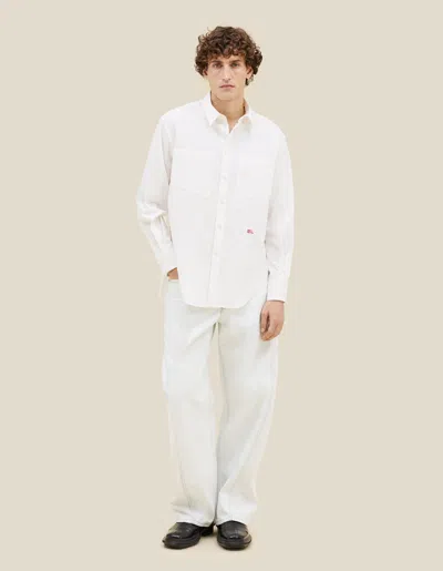 Eckhaus Latta El Buttondown In White