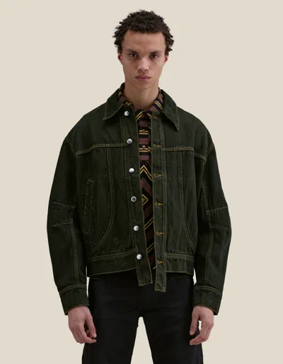 Eckhaus Latta El Jacket In Green