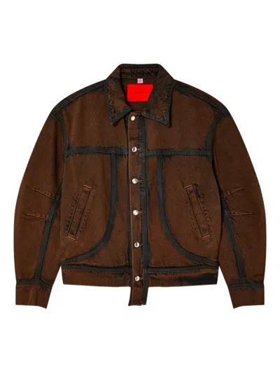 Eckhaus Latta El Redux Jacket In Brown