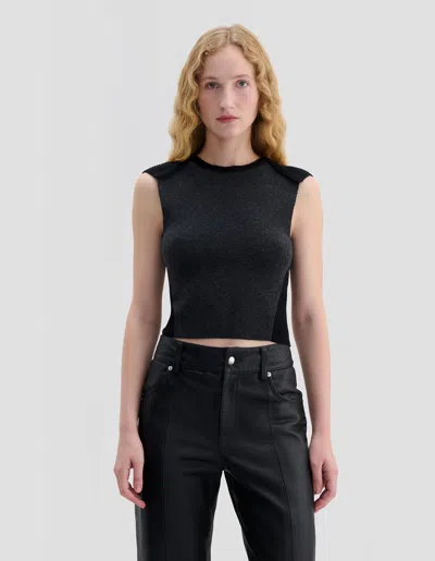 Eckhaus Latta Envelope Top In Black