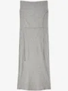Eckhaus Latta Flip Maxi Skirt In Grey