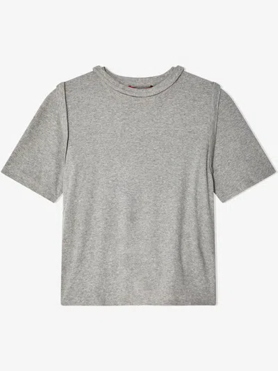 Eckhaus Latta Flip T-shirt In Grey