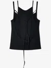 Eckhaus Latta Flip Tank Top In Black