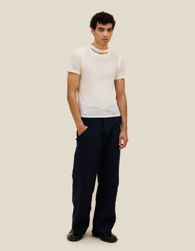 Eckhaus Latta Flip Tee In White