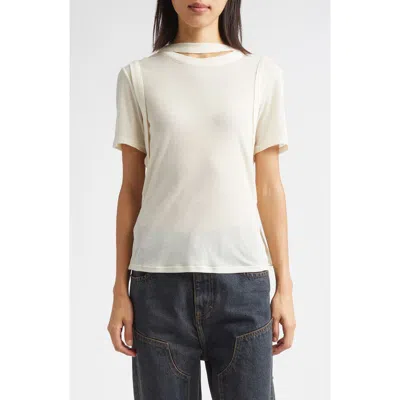 Eckhaus Latta Flip Tee In White