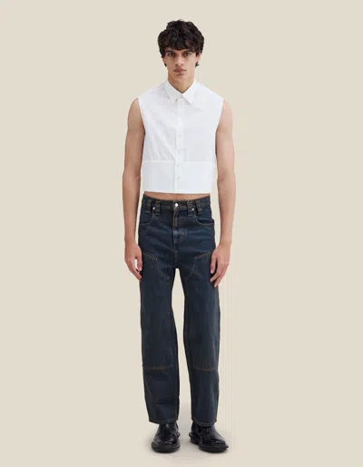 Eckhaus Latta Form Button Down In White