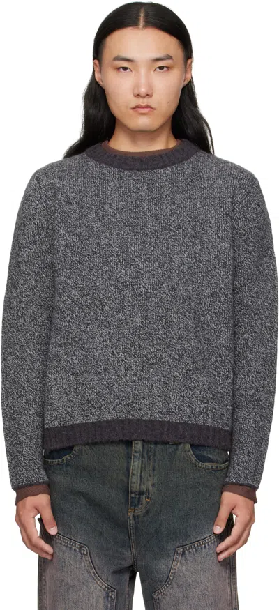 Eckhaus Latta Gray Yak Sweater