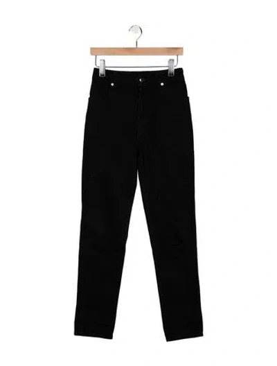 Pre-owned Eckhaus Latta High-rise Straight Leg Jeans W/ Tags In Black