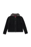 Eckhaus Latta Huddle Zip Sweater Blackbird In Black