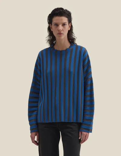 Eckhaus Latta Keyboard Sweater In Blue