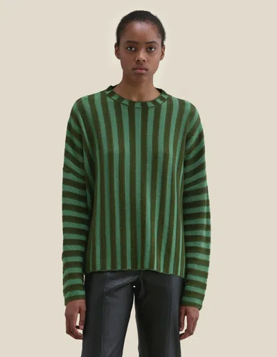 Eckhaus Latta Keyboard Sweater In Green