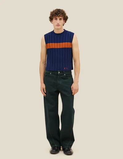 Eckhaus Latta Keyboard Vest In Blue