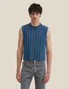 Eckhaus Latta Keyboard Vest In Blue