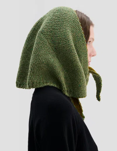 Eckhaus Latta Knot Bonnet In Green