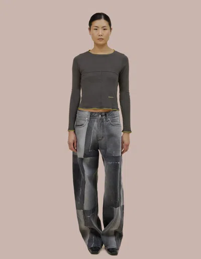 Eckhaus Latta Lapped Baby Crewneck