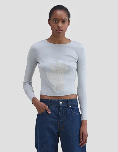 Eckhaus Latta Lapped Baby Crewneck