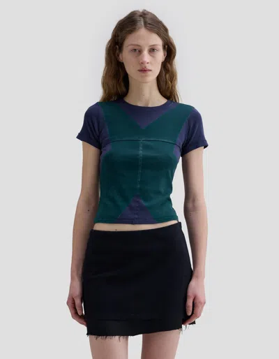 Eckhaus Latta Lapped Baby Tee