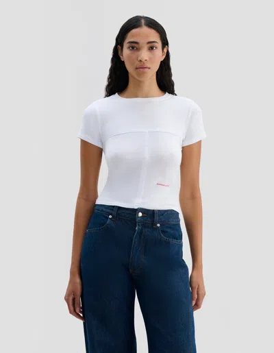 Eckhaus Latta Lapped Baby Tee
