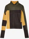 Eckhaus Latta Multicolor Lapped Baby Top In Black