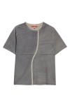 Eckhaus Latta Lapped Pima Cotton T-shirt In Smog