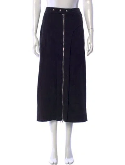 Pre-owned Eckhaus Latta Midi Length Skirt In Black