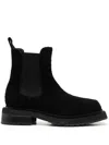 Eckhaus Latta Mike Elasticated-panel Boots In Schwarz