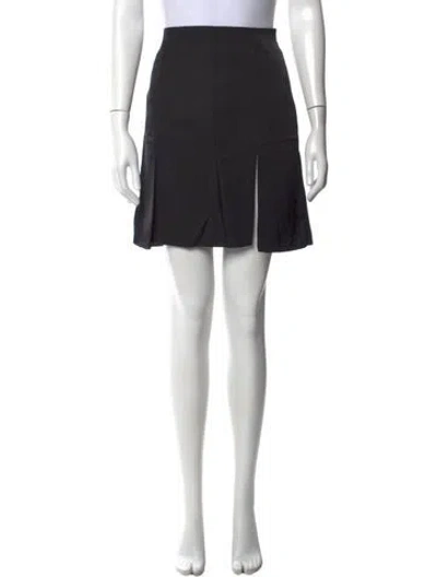 Pre-owned Eckhaus Latta Mini Skirt In Black
