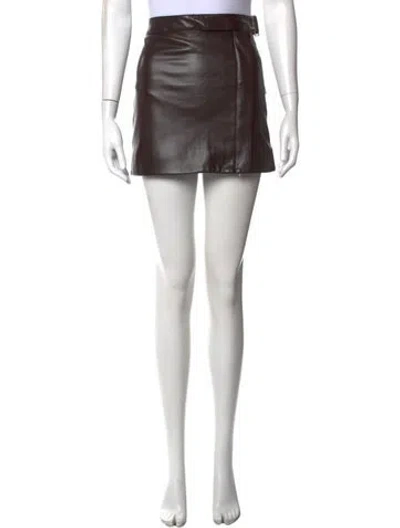 Pre-owned Eckhaus Latta Mini Skirt In Blue/red