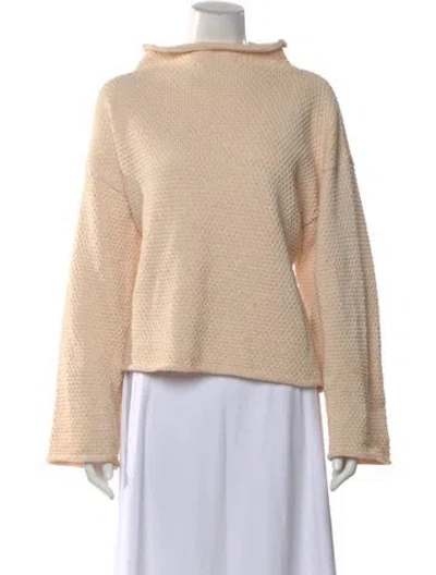Pre-owned Eckhaus Latta Mock Neck Sweater In Neutral