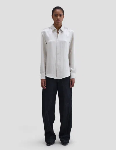 Eckhaus Latta Molten Buttondown In Neutral