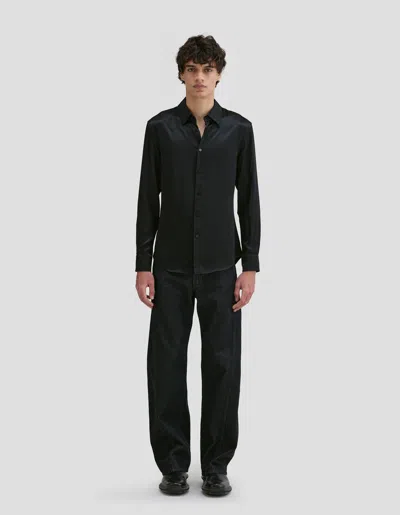 Eckhaus Latta Molten Buttondown In Black