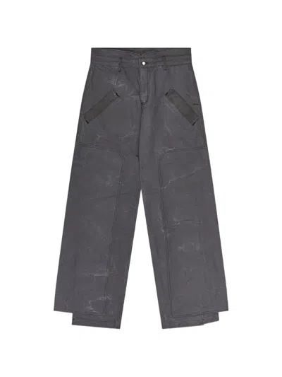 Eckhaus Latta Panelled Trousers In Black