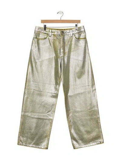 Pre-owned Eckhaus Latta Pants In Green