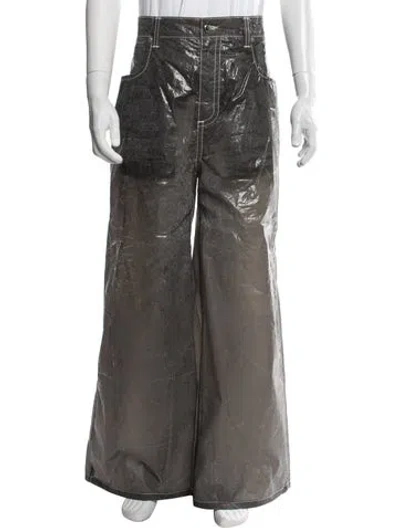 Pre-owned Eckhaus Latta Pants In Grey